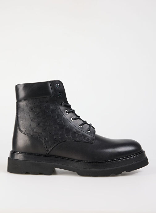 George Hogg Siyah Erkek Deri Bot 174-58-5FW - Görsel 2