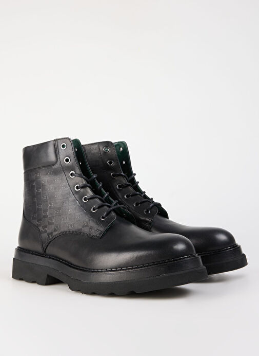 George Hogg Siyah Erkek Deri Bot 174-58-5FW - Görsel 3