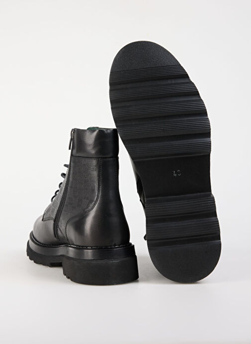 George Hogg Siyah Erkek Deri Bot 174-58-5FW - Görsel 5
