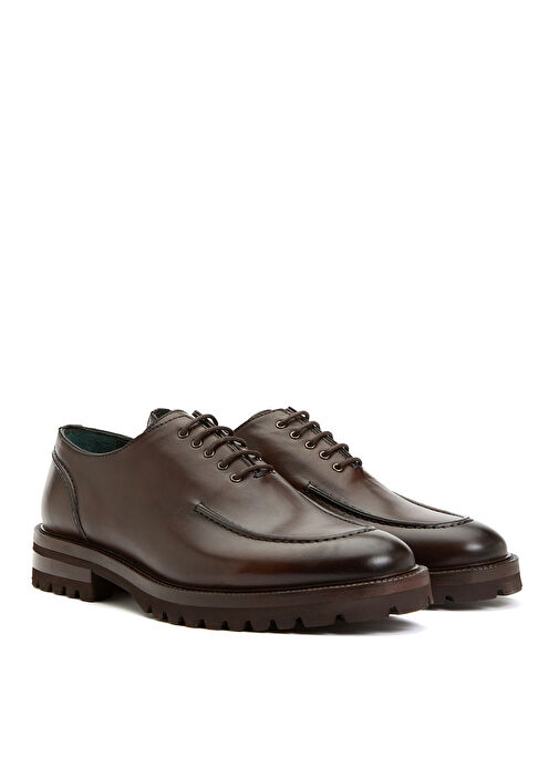 George Hogg Kahverengi Erkek Deri Klasik Ayakkabı 15-51 - Görsel 3