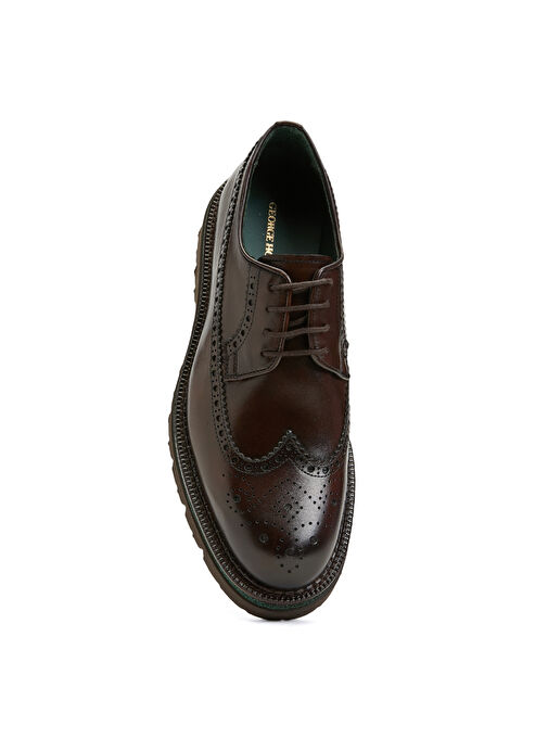 George Hogg Kahverengi Erkek Deri Klasik Ayakkabı 60-104 - Görsel 5