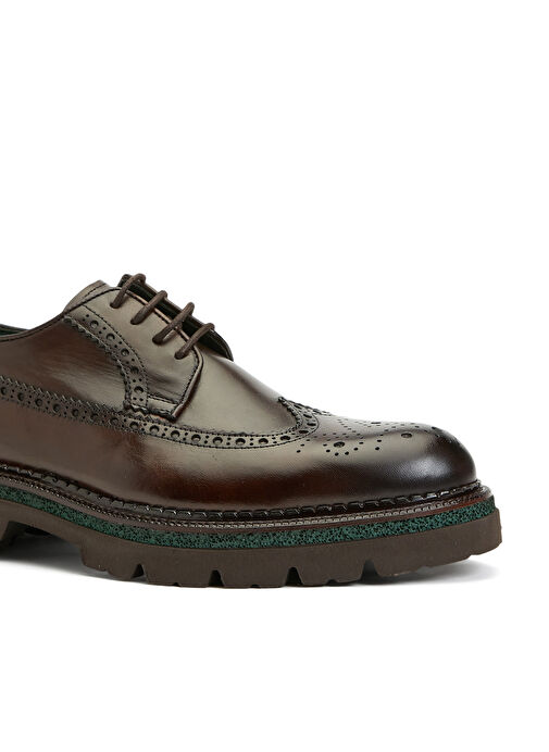 George Hogg Kahverengi Erkek Deri Klasik Ayakkabı 60-104 - Görsel 7