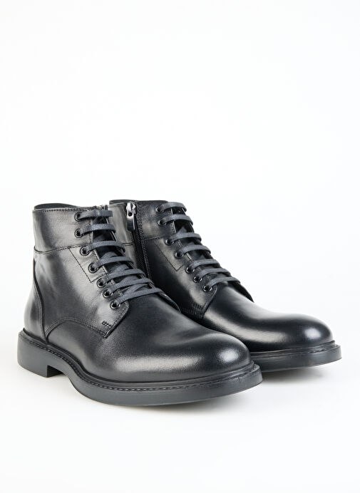 Divarese Siyah Erkek Deri Bot 17-09-5FW - Görsel 9