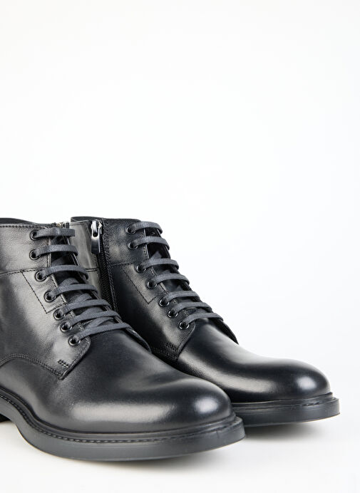 Divarese Siyah Erkek Deri Bot 17-09-5FW - Görsel 12