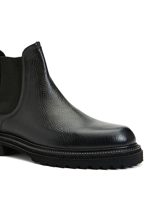 Divarese Siyah Erkek Deri Bot HLDT1-5FW - Görsel 7