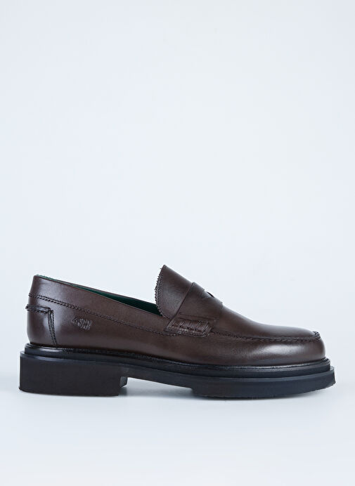 George Hogg Kahverengi Erkek Deri Loafer 01429-5FW - Görsel 2