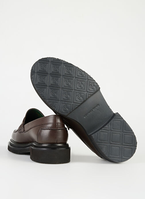 George Hogg Kahverengi Erkek Deri Loafer 01429-5FW - Görsel 5