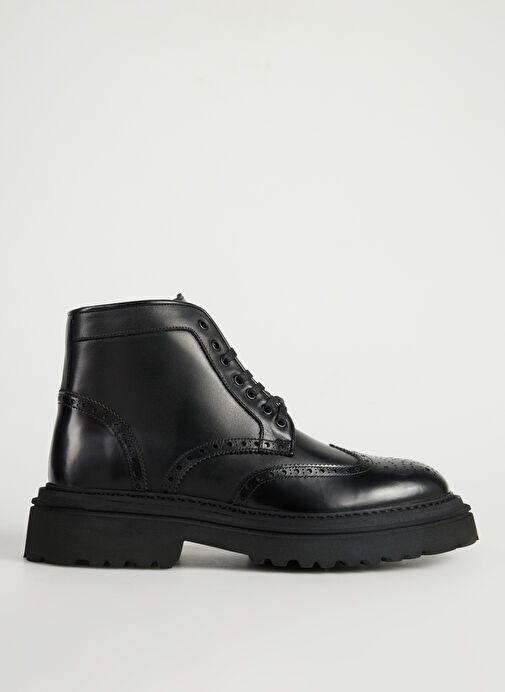 Divarese Siyah Erkek Deri Bot 1339-034 - Görsel 2