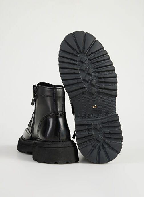 Divarese Siyah Erkek Deri Bot 1339-034 - Görsel 5