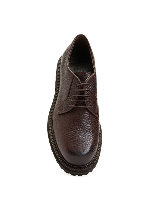 Divarese Kahverengi Erkek Deri Klasik Ayakkabı DVHLA1-5FW - Görsel 5