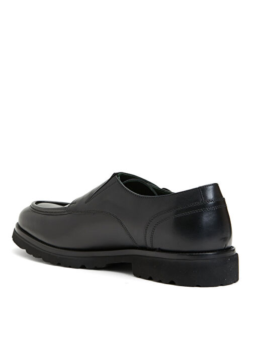 George Hogg Siyah Erkek Deri Klasik Ayakkabı 138-26-5FW - Görsel 4