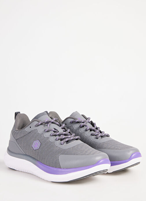 Lumberjack Gri-Mor Kadın Sneaker A10178381712010 - Görsel 4