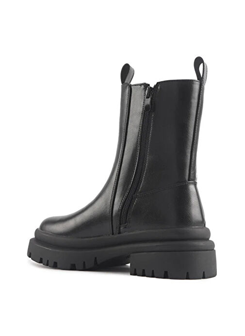 Lumberjack Siyah Kadın Deri Bot A10191535312010 - Görsel 4