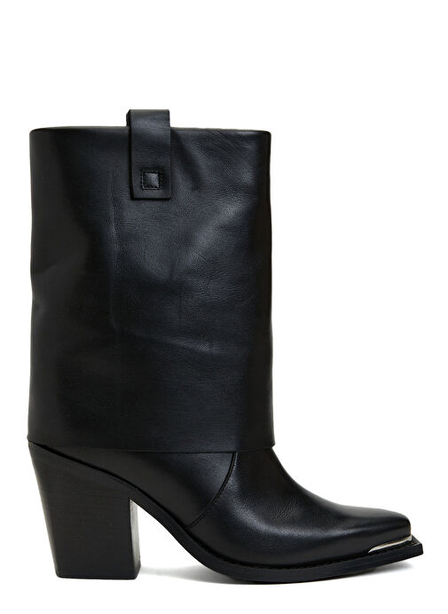 Divarese Siyah Kadın Deri Bot L44000-5FW - Görsel 3