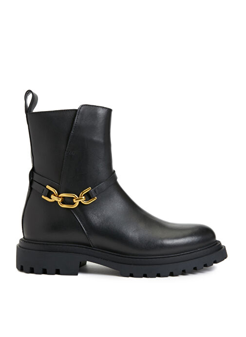 Divarese Siyah Kadın Deri Bot DVARCB1-FW - Görsel 2