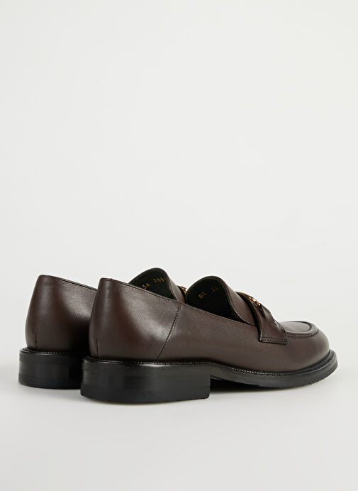 George Hogg Siyah George Hogg Deri Kadın Loafer 93332