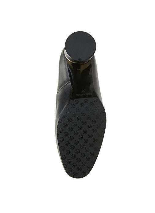 George Hogg Siyah Kadın Deri Topuklu Ayakkabı 3504-5FW - Görsel 6