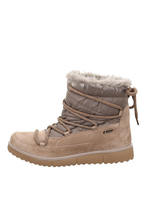 Legero Bej Kadın Süet Kar Botu 2-000339 - Görsel 2