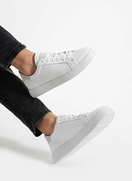 Hammer Jack Beyaz Erkek Deri Günlük Ayakkabı 102 23040 - Görsel 4