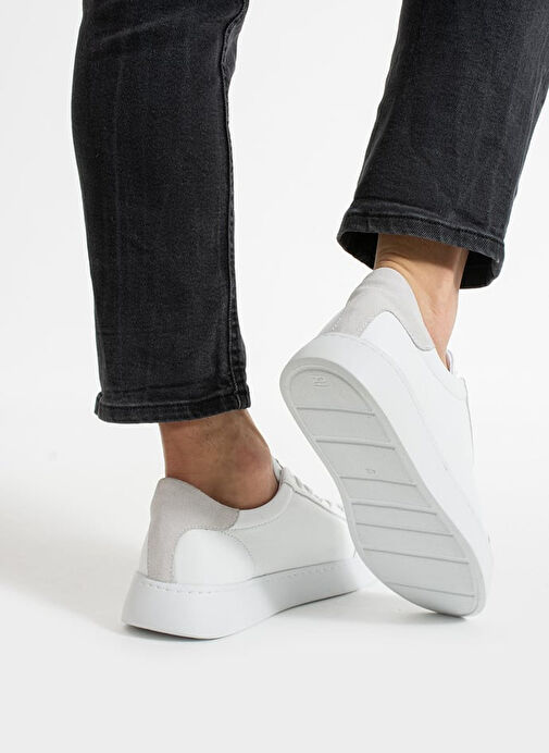 Hammer Jack Beyaz Erkek Deri Günlük Ayakkabı 102 23040 - Görsel 5