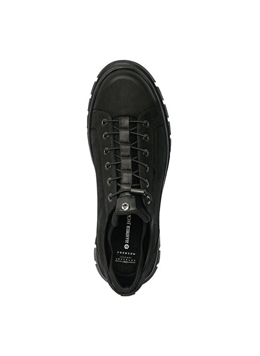 Hammer Jack Siyah Erkek Deri Günlük Ayakkabı 102 24802 - Görsel 5