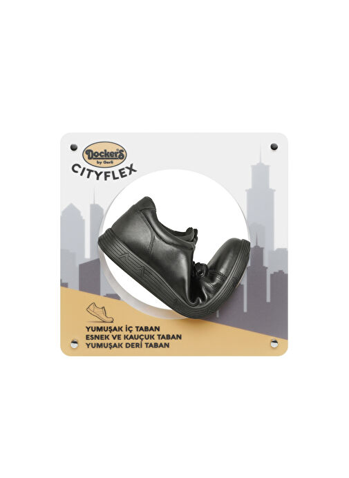 Dockers By Gerli Siyah Erkek Deri Günlük Ayakkabı 237022 4PR - Görsel 9