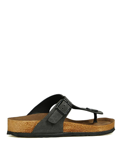 Hammer Jack Siyah Kadın Sandalet BITOLA Z TERLİK - Görsel 5