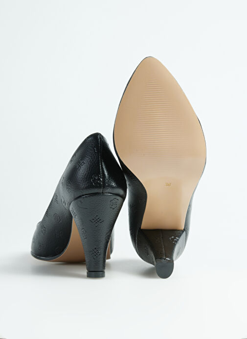 Pierre Cardin Siyah Kadın Topuklu Ayakkabı PC-52228 - Görsel 5