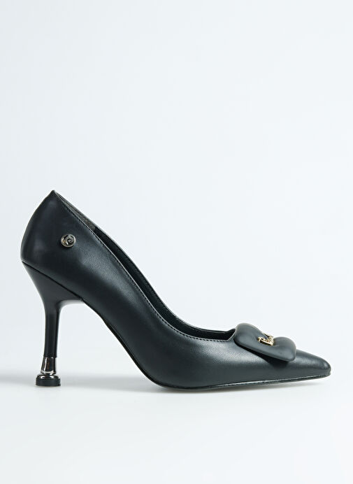 Pierre Cardin Siyah Kadın Topuklu Ayakkabı PC-54029 - Görsel 2