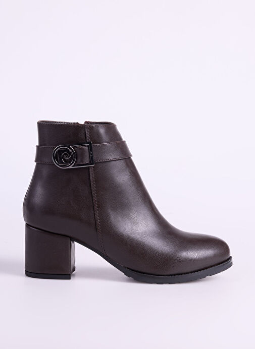 Pierre Cardin Kahverengi Kadın Topuklu Bot PC-54191 - Görsel 2