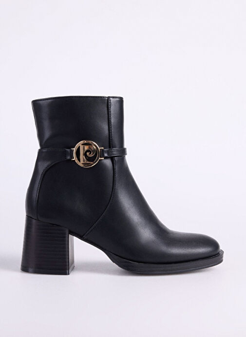 Pierre Cardin Siyah Kadın Topuklu Bot PCI-11118 - Görsel 2