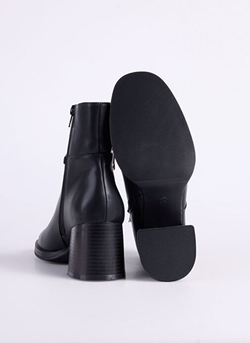 Pierre Cardin Siyah Kadın Topuklu Bot PCI-11118 - Görsel 5