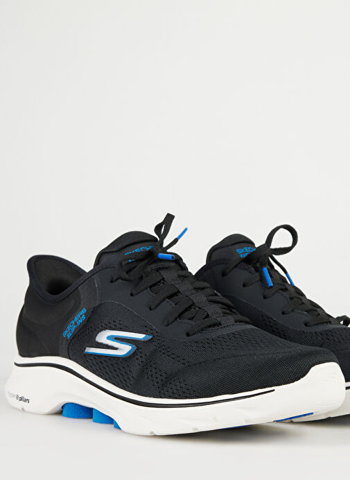 Skechers 216550 BKBL GO WALK 7 - VALİN Siyah Erkek Yürüyüş Ayakkabısı - Görsel 6