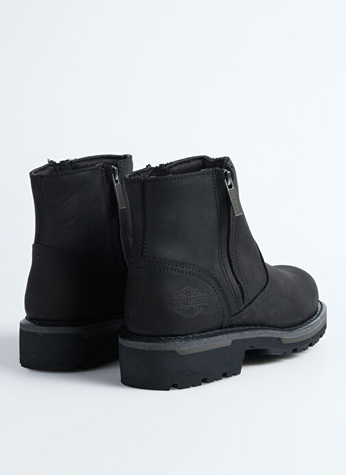 Harley Davidson Siyah Erkek Deri Bot WINSLOW 5 - Görsel 4