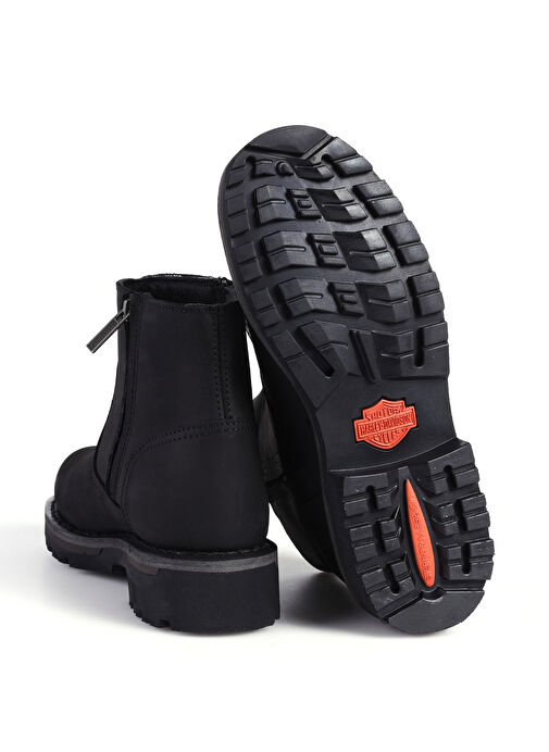 Harley Davidson Siyah Erkek Deri Bot WINSLOW 5 - Görsel 9