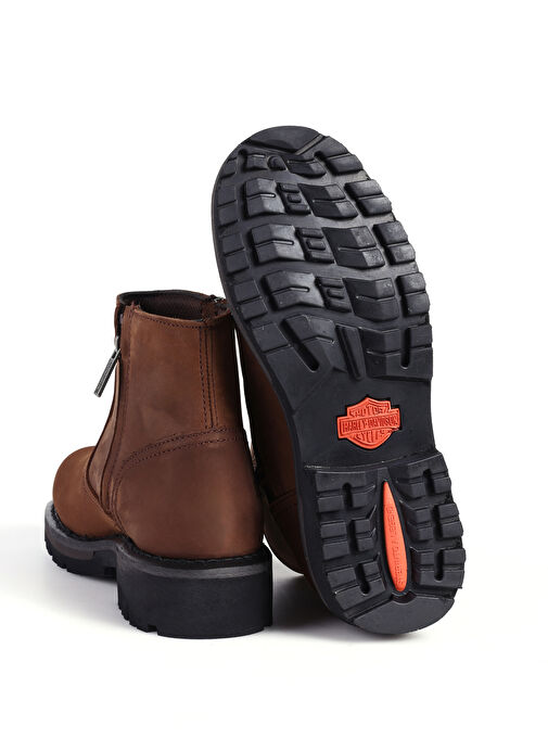 Harley Davidson Koyu Kahverengi Erkek Deri Bot WINSLOW 5 - Görsel 5