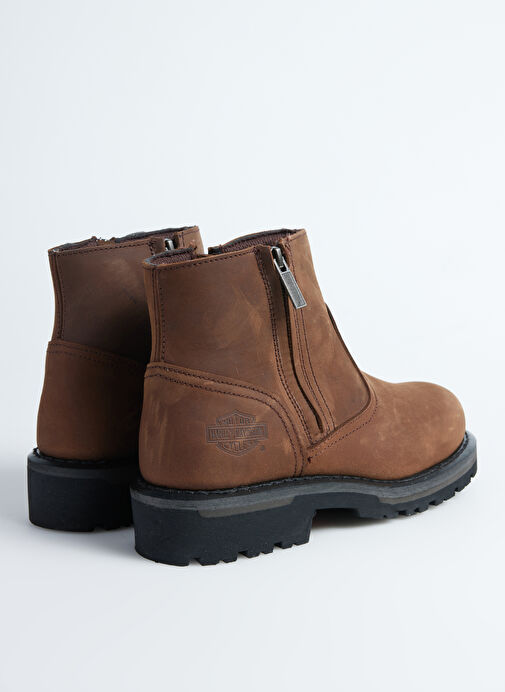 Harley Davidson Koyu Kahverengi Erkek Deri Bot WINSLOW 5 - Görsel 9