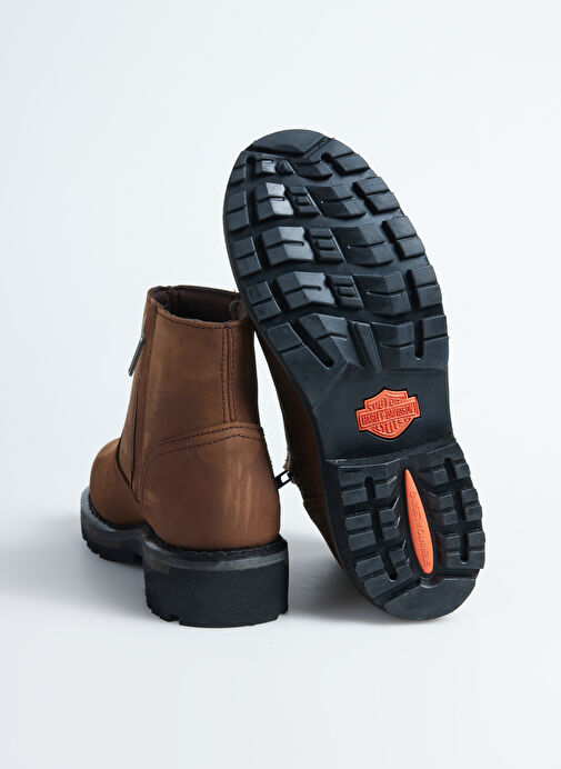 Harley Davidson Koyu Kahverengi Erkek Deri Bot WINSLOW 5 - Görsel 10