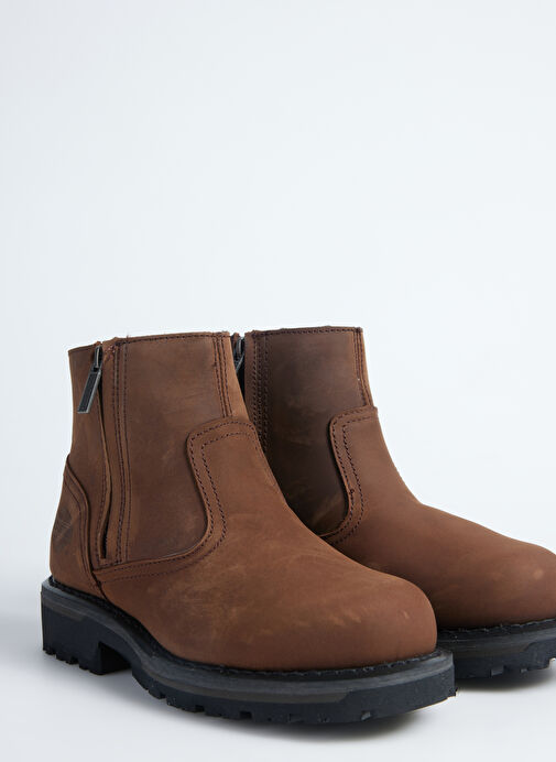 Harley Davidson Koyu Kahverengi Erkek Deri Bot WINSLOW 5 - Görsel 11