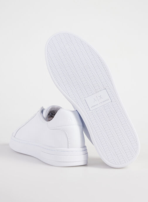Armani Exchange Beyaz Erkek Deri Sneaker XM000141 - Görsel 5