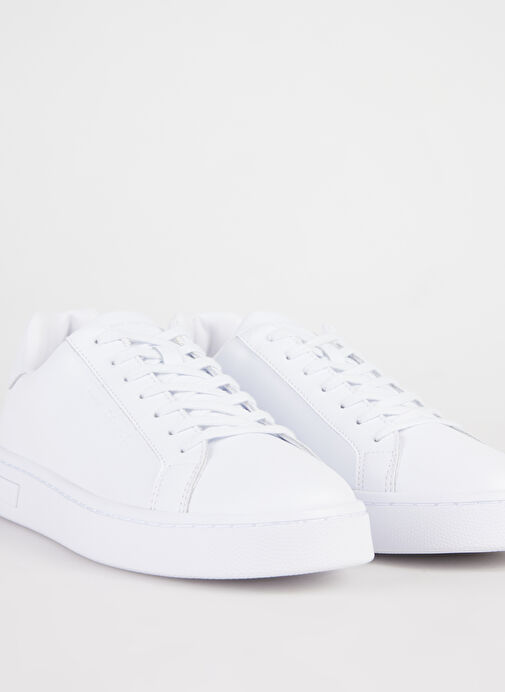 Armani Exchange Beyaz Erkek Deri Sneaker XM000141 - Görsel 6