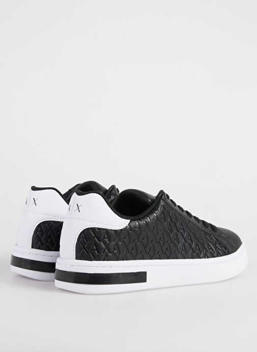Armani Exchange Siyah - Beyaz Erkek Sneaker XM000140 - Görsel 4