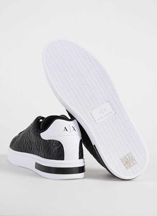 Armani Exchange Siyah - Beyaz Erkek Sneaker XM000140 - Görsel 5