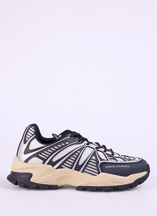 Armani Exchange Siyah-Beyaz Erkek Sneaker XUX238 - Görsel 2