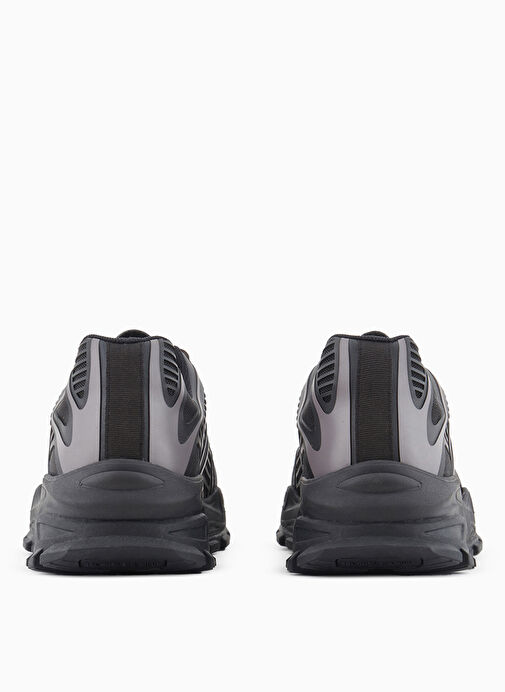 Armani Exchange Siyah-Gri Erkek Sneaker XUX238 - Görsel 6