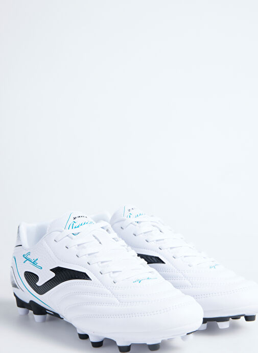 Joma AGUW2402FG AGUILA 2402 WHITE BLACK Beyaz - Siyah Erkek Krampon - Görsel 6