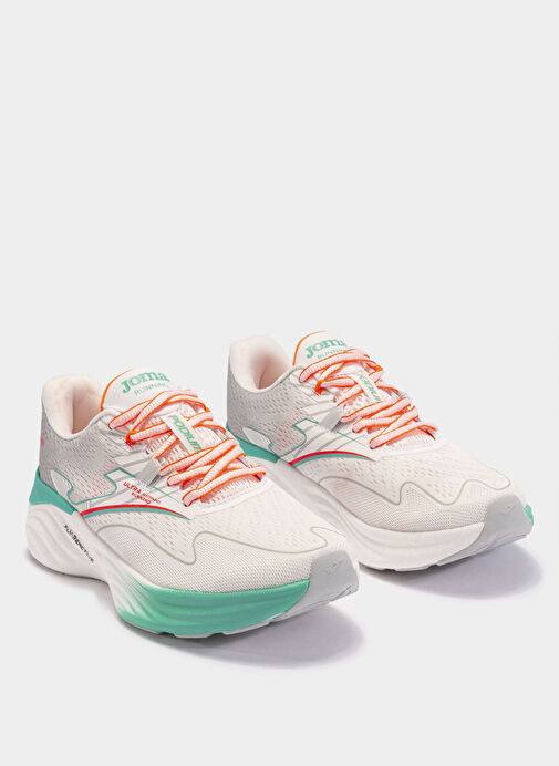 Joma RPODLW2402 PODIUM LADY 2402 WHITE T Beyaz - Turkuaz Kadın Koşu Ayakkabısı - Görsel 3