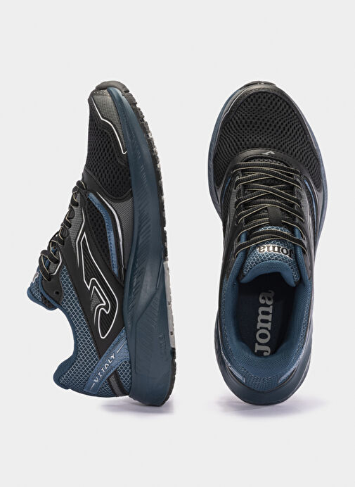 Joma RVITAW2401 VITALY MEN 2401 BLACK PE Siyah - Petrol Erkek Koşu Ayakkabısı - Görsel 4