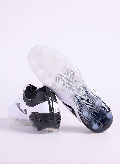 Joma N10W2402FG NUMERO-10 2402 WHITE BLA Beyaz - Siyah Erkek Krampon - Görsel 5