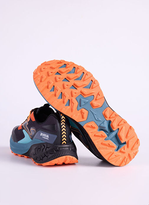 Joma TKKUBW2401 KUBOR MEN 2401 BLACK TUR Siyah - Turkuaz Erkek Yürüyüş Ayakkabısı - Görsel 5